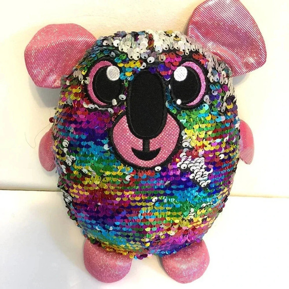 Rainbow Sequins Beads Stuffed animal Shimeresh - Picture 1 of 3